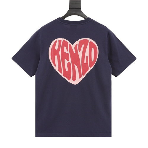KZ Kenzo Takada short-sleeved T-shirt with heart print on the back