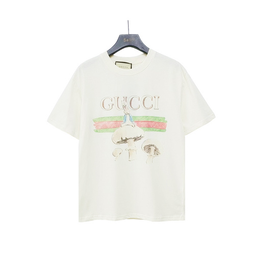 GC/Gucci 24SS Peter Rabbit Mushroom Short Sleeve T-shirt