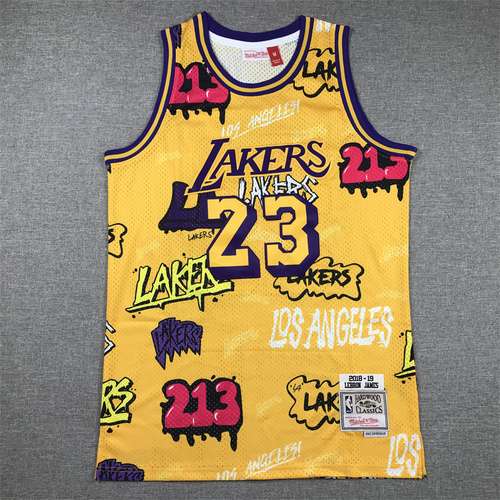 Lakers n. 23 James Graffiti versione gialla