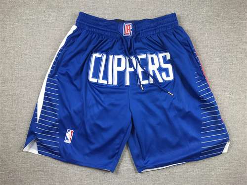 Pantaloni Clippers blu con tasche regolari