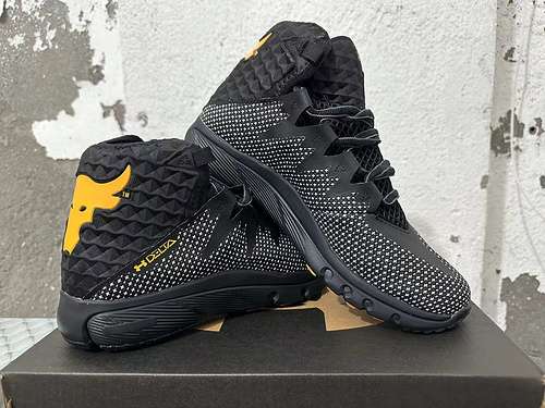 Scarpe da allenamento Armor Project Rock antiscivolo e resistenti all'usura nerogiallo