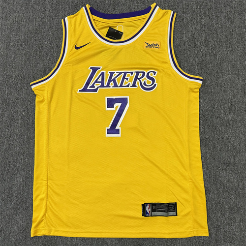 Lakers No. 7 Gabe Vincent Yellow