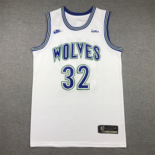 Timberwolves No. 32 Anthony Towns Classic White