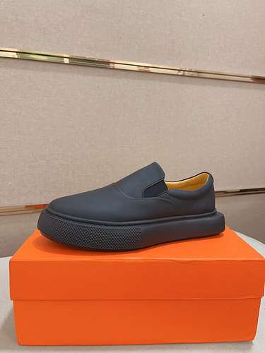 Scarpe uomo Hermes Codice 0524B60 Taglia 3844 personalizzabile a 45 non rimborsabile