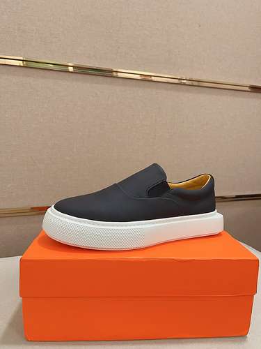 Scarpe uomo Hermes Codice 0524B60 Taglia 3844 personalizzabile a 45 non rimborsabile