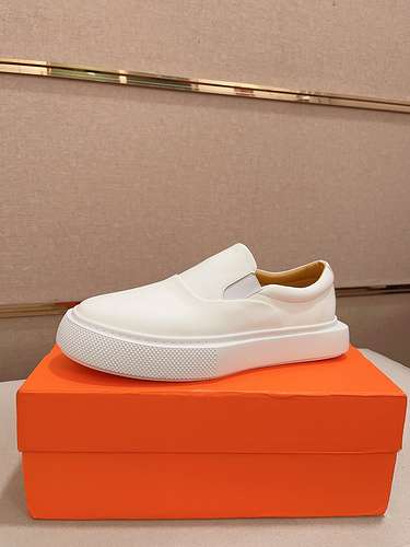 Scarpe uomo Hermes Codice 0524B60 Taglia 3844 personalizzabile a 45 non rimborsabile