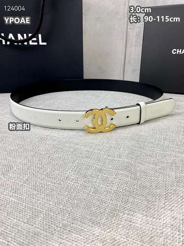 CHANEL Cintura all'ingrosso Chanel Cintura per ragazze all'ingrosso Originale in vera pelle Material