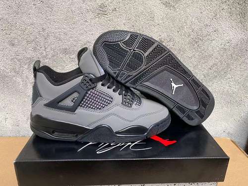 Jordan 4 grigio nero normale 3647 spedito