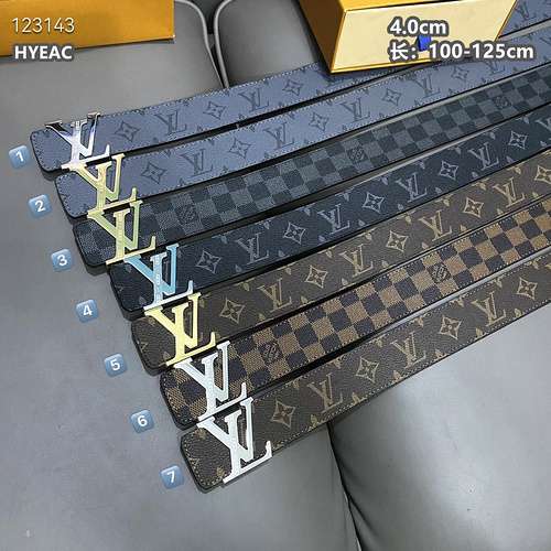 Cintura LOUIS VUITTON all'ingrosso LV Louis Vuitton cintura da uomo all'ingrosso materiale originale