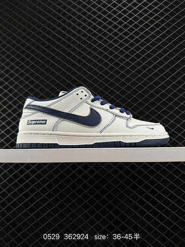 2 Supreme x Nike SB Dunk Low joint 3M scarpe da skateboard sportive casual riflettenti di colore blu