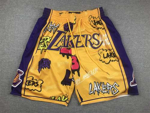 Pantaloni Lakers Giallo Graffiti Pocket Hydrangea