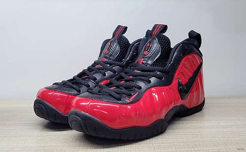 Nike Foamposite Pro University Red schiuma rossa e nera