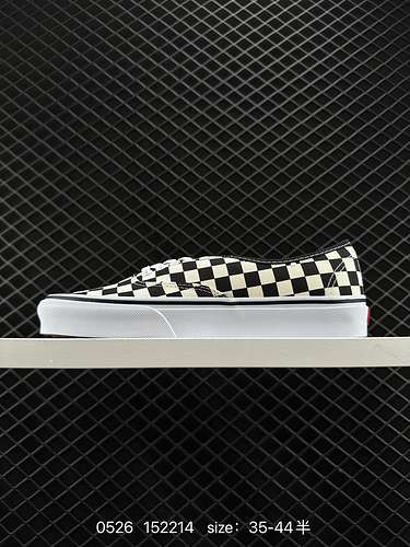 7 Vans checkerboard Aut scarpe a scacchiera in bianco e nero a scacchiera bassa neutra alla moda ret