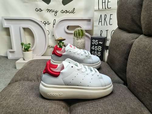 158DAdidas Originals Stan Smith Green Flower Smith perfetto strato superiore materiale classico vers