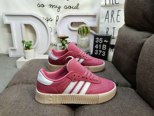 373DAdidas trifoglio SAMBAROSE W scarpe con zeppa con suola spessa sneakers versatili scarpe casual