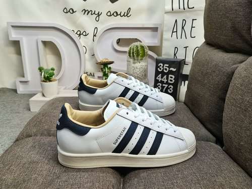 373DAdidas trifoglio Originals Superstar punta a conchiglia classico allmatch scarpe da ginnastica s