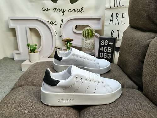 053DAdidas Adidas Originals Stan Smith fiore verde Smith fondo spesso Adidas Originals Stan Smith Sm