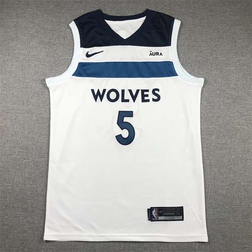 Timberwolves n. 5 Edwards White