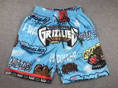 Pantaloni tascabili Grizzly Bear Graffiti Pantaloni blu