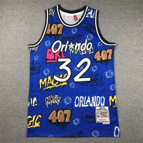 Magic No 32 ONeal Graffiti Blue Mitchell Retro Edition