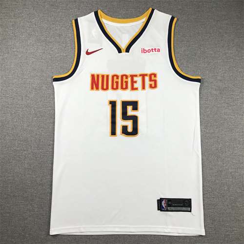 Nuggets n. 15 Jokic bianco