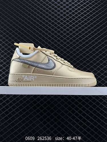 8 OffWhite x NK Air Force Grey Air Force One OW cobranded DX499 Set completo dell'ultima versione ca