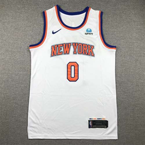 Knicks No 0 DiVincenzo bianco