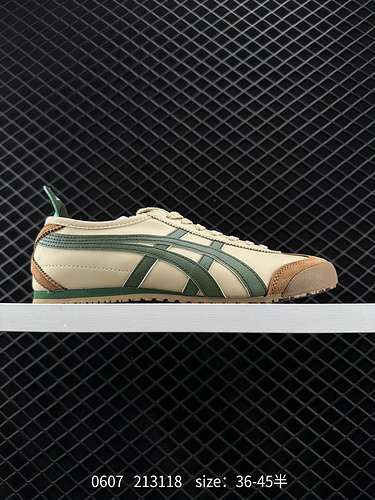 9 Onitsuka Tiger MEXICO 66 Marrone Verde Articolo n. DL4878 Taglia 36 37 37 38 39 4 4 4 4 42 42 43 4