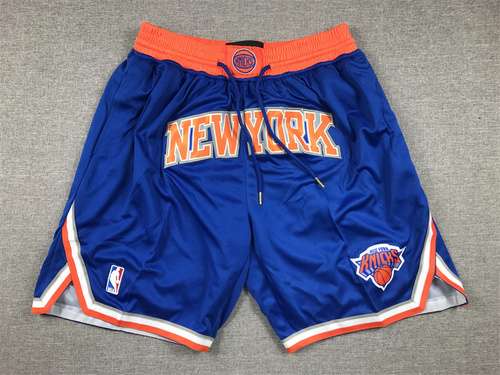 Pantaloni tascabili Knicks Pantaloncini blu regolari