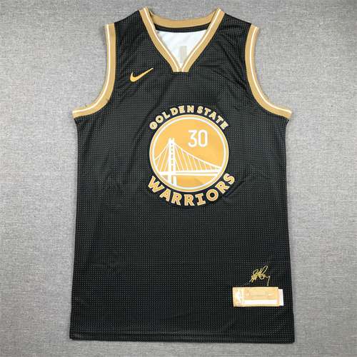 Warriors No 30 Curry Black edizione selezionata