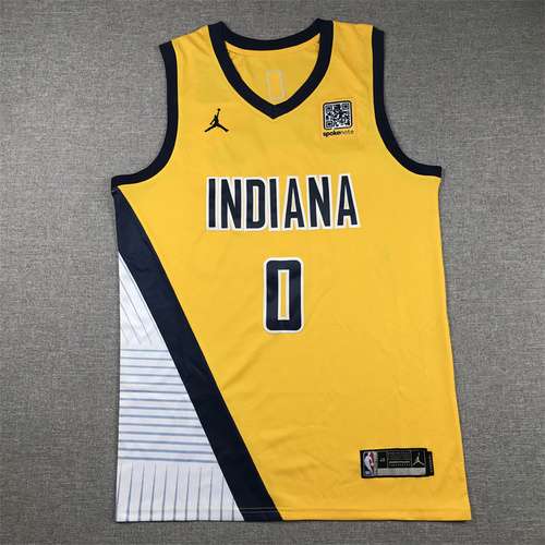 Pacers n. 0 Haliburton giallo