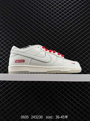 Classico marchio di strada americano Supreme x Nike By You SB Dunk Low Retro SP dunk serie scarpe da