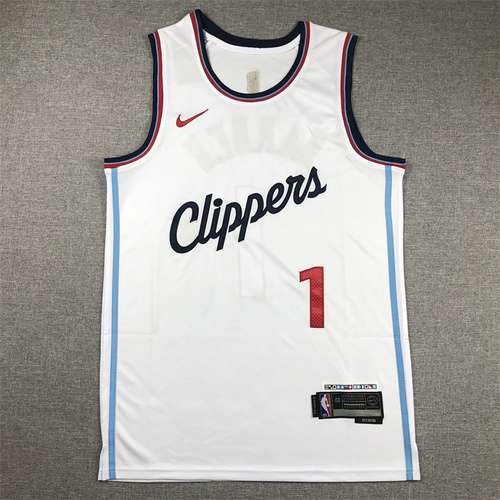 20242025 Clippers No 1 Harden Nuovo Bianco