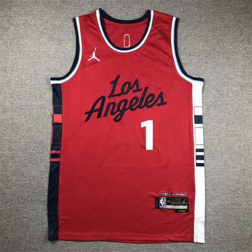 20242025 Clippers No 1 Harden Nuovo Rosso