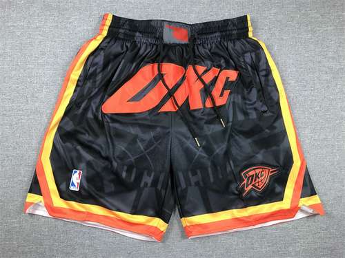 Pantaloni da basket Justdon 24 Pantaloni neri versione Thunder City