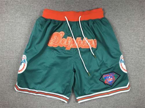 justdonJustdon Pantaloni da basket NFL Dolphins Pantaloni verdi