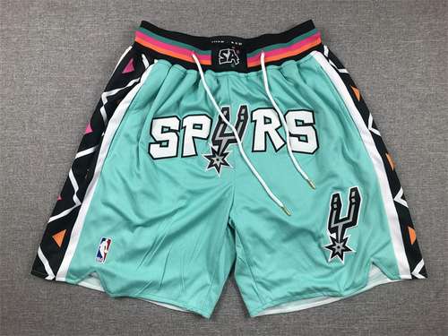 Pantaloncini da basket Justdon Pantaloncini verdi versione Spurs City