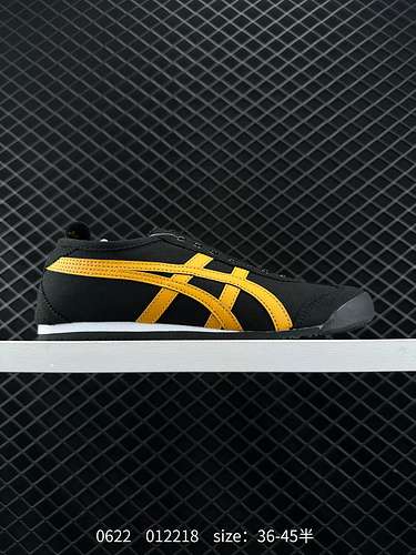 9 ASICS Tiger Mexico 66 Paraty SlipOn ASICS Onitsuka Tiger scarpe da corsa classiche in tela slipon 