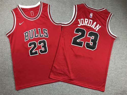 Abbigliamento per bambini Bulls No 23 Jordan New Red