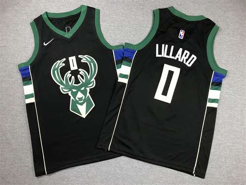 Abbigliamento per bambini Bucks Taglia 0 Lillard Nero