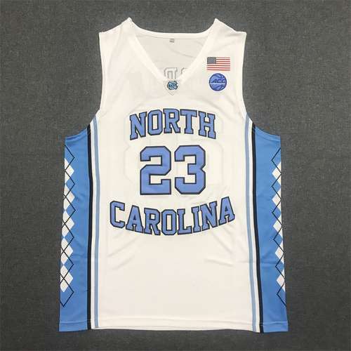 Jordan University of North Carolina n. 23 Bianco