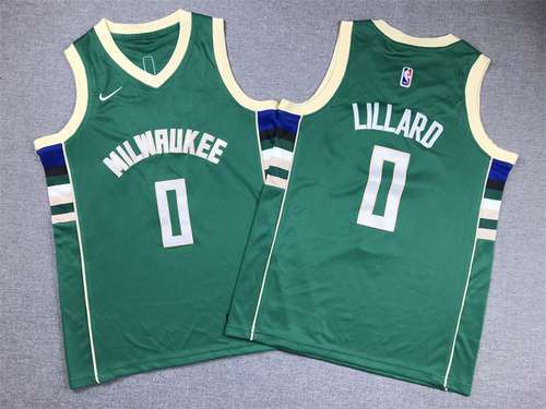 Abbigliamento per bambini Bucks No 0 Lillard Green