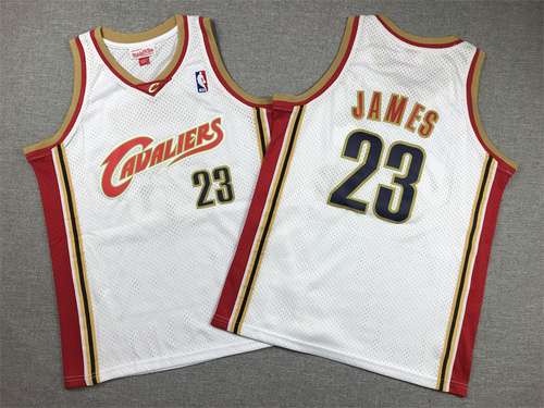 Abbigliamento per bambini Cavaliers No 23 James Retro White