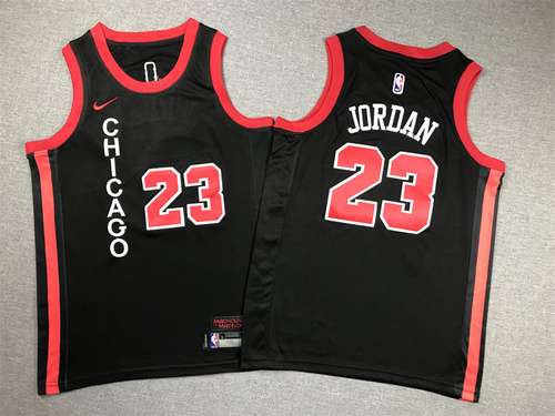 Abbigliamento per bambini 24 Styles Bulls No 23 Jordan City Edition Nero