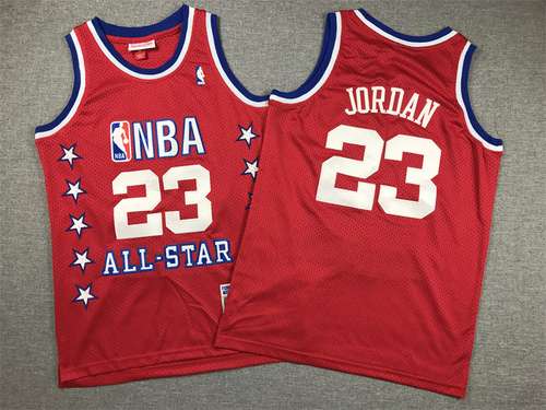 Abbigliamento per bambini 1989 AllStar No 23 Jordan Red