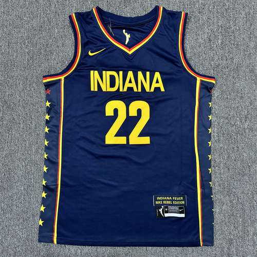 Febbre dell'Indiana n. 22 Caitlin Clark Blu scuro