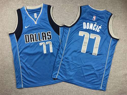 Abbigliamento per bambini Mavericks No 77 Doncic Blu