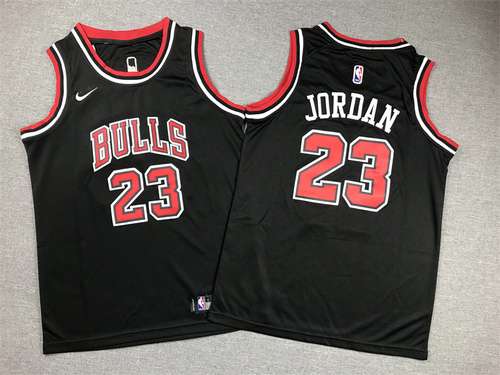 Abbigliamento per bambini Bulls No 23 Jordan New Black