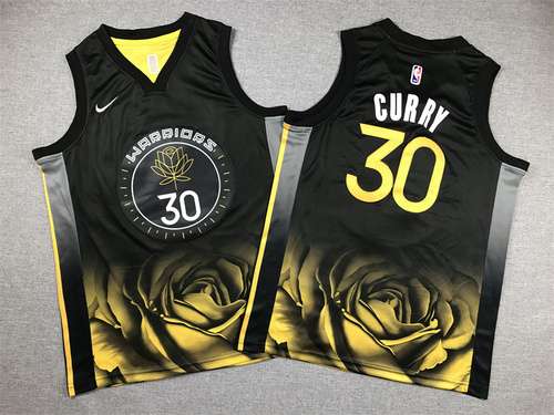 Abbigliamento per bambini 23 Styles Warriors No 30 Curry City Edition Nero