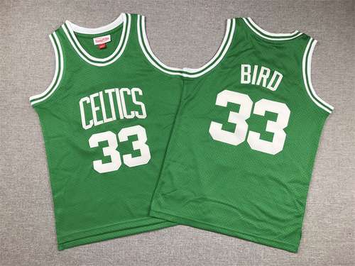 Abbigliamento per bambini Celtics No 33 Bird Retro Green